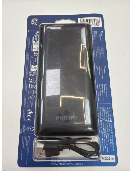 1-1-273647-1-Bateria Portatil Philips Powerbank 20000mAh (Nuevo)