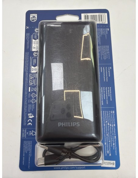 1-1-273646-1-Bateria Portatil Philips Powerbank 20000mAh (Nuevo)