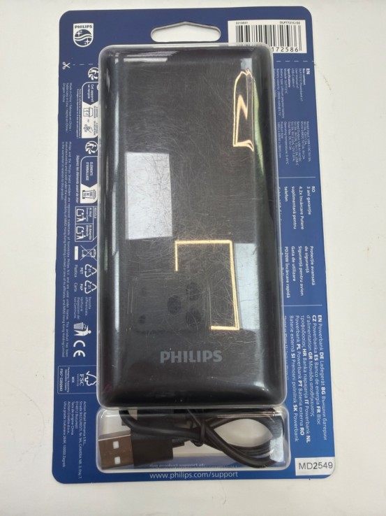 1-1-273644-1-Bateria Portatil Philips Powerbank 20000mAh (Nuevo)