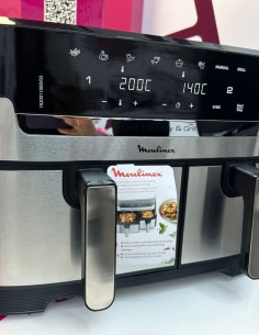 9-9-78037-1-Freidora De Aire Moulinex Dual Easy Fry Grill 8.3 L (sin Uso)