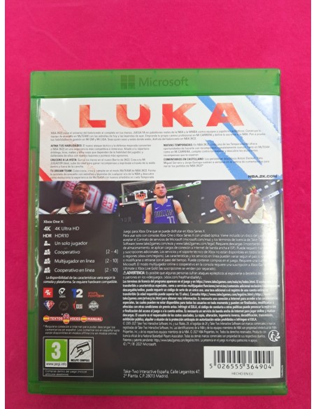 6-6-169506-2-Videojuego Xbox One NBA2K22
