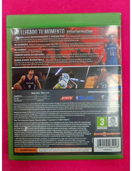 6-6-169501-2-Videojuego Xbox One NBA2K15
