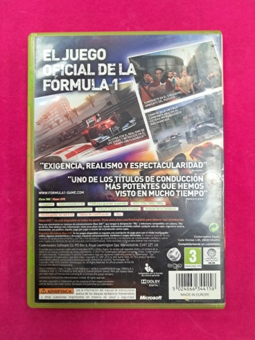 6-6-169483-2-Videojuego Xbox 360 F1 2010