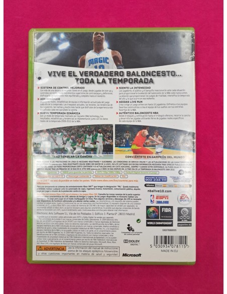 6-6-169482-2-Videojuego Xbox 360 NBA LIVE 10