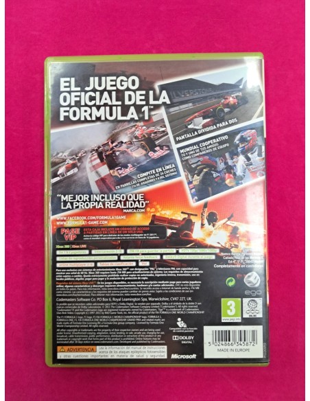 6-6-169480-2-Videojuego Xbox 360 F1 20011