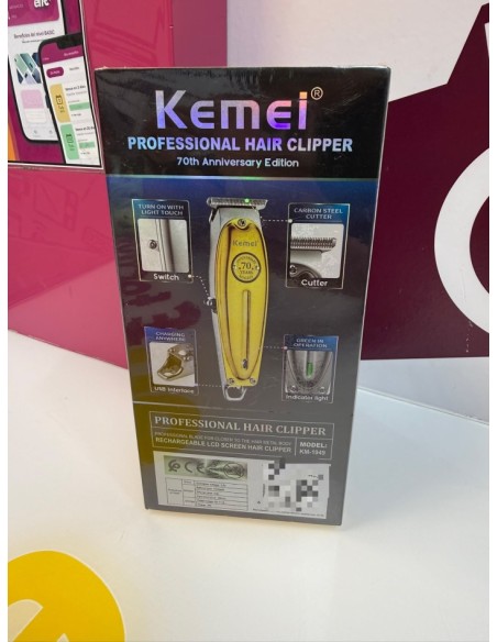 9-9-68867-4-Cortadora Pelo Kemei Professional Hair Clipper Km-1949