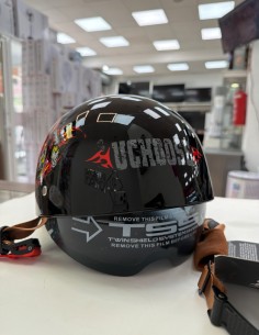 1-1-273814-1-Casco Medio Huevo Uchoose Negro Talla M  2