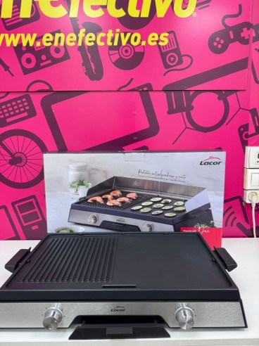 7-7-87948-1-Plancha Vitroceramica GrillLacor Dual 2400w (nueva)