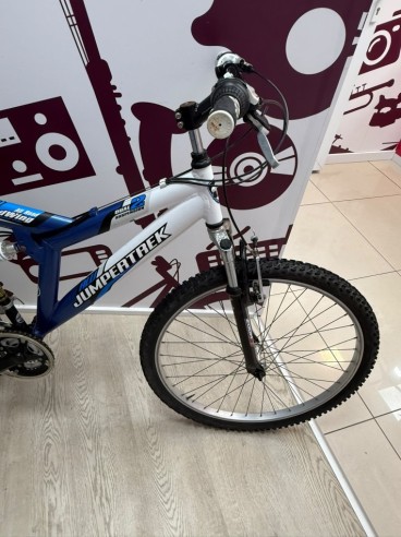9-9-78117-4-Bicicleta Montana jumpertrek alu azul con blanco 