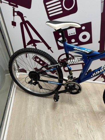 9-9-78117-5-Bicicleta Montana jumpertrek alu azul con blanco 