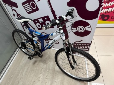 9-9-78117-7-Bicicleta Montana jumpertrek alu azul con blanco 