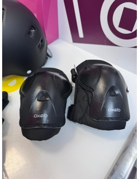 9-9-78113-3-Casco oxelo negro y protecciones 