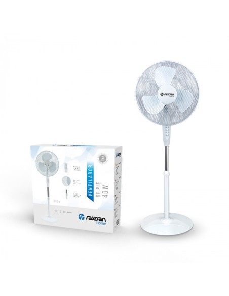1-1-273925-1-Ventilador de pie 16 40cm 40W 3Velocidades Raydan home NUEVO