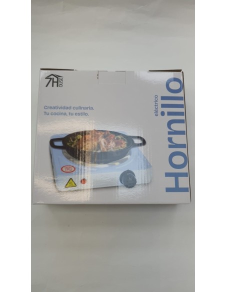 1-1-274013-1-Hornillo Electrico 1 fogon 1000W 7hause NUEVO 