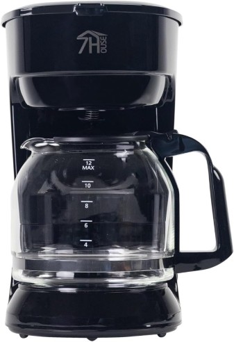 1-1-274064-1-Cafetera de goteo 12 tazas 1.8L 900w 7hause NUEVO