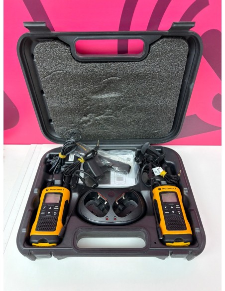 8-8-78714-1-Walkie talkie Motorola TLKR T80 2 unidades