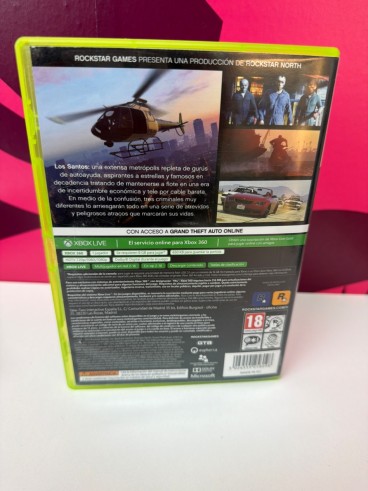 8-8-78753-3-Videojuego Xbox 360 Grand Theft Auto V Five
