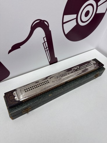 8-8-78789-3-Armonica M Hohner Marine Band Echo Tremolo 