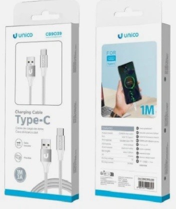 1-1-274703-1-CABLE USB A TIPO C 3A 1M PLATA 