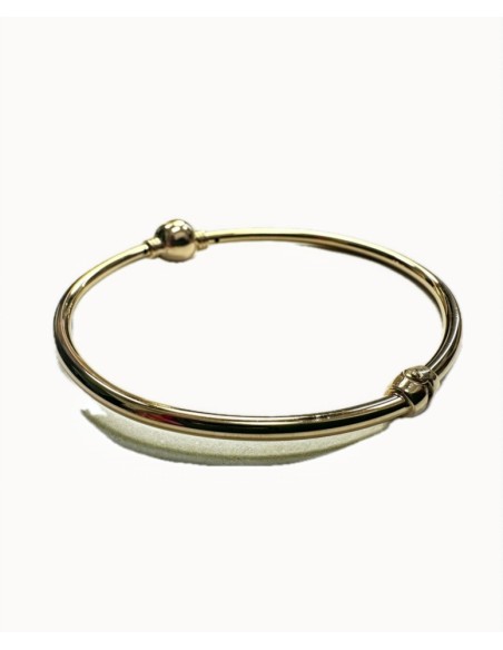 8-1-271844-2-Pulsera rígida imán de plata de ley 925 baño oro 18K