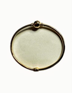 8-1-271844-2-Pulsera rígida imán de plata de ley 925 baño oro 18K 2