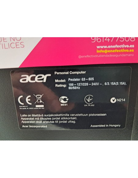 6-6-166468-4-Ordenador Sobremesa PC Acer Predator I7 2Tb 16Gb