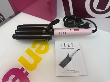 9-9-78371-2-Rizador Pelo Triple Wave Curler Elle 