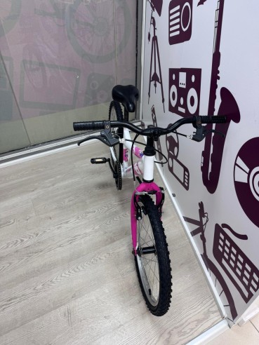 9-9-78381-2-Bicicleta Nino denbike blanca y rosada 20