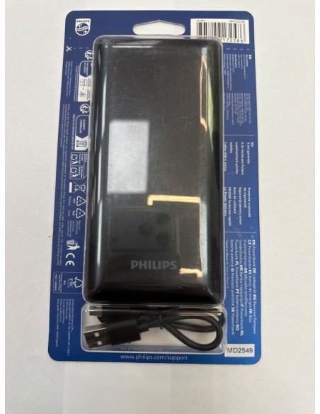 1-1-273672-1-Bateria Portatil Philips 20000mAh (Nuevo)