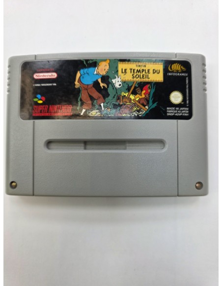 1-1-274891-1-Videojuego NES Tintin le temple du soleil