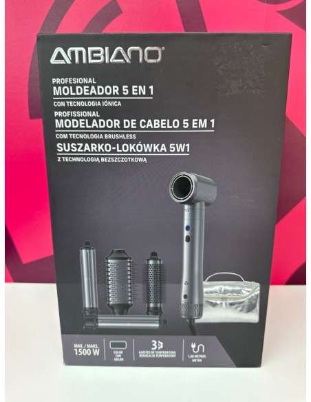 8-8-78130-3-Secador Pelo Ambiano Moldeador 5 en 1 (Sin Uso)