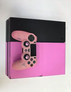 1-1-275026-1-Consola PS4 Fat 500Gb Negra Vinilo Rosa