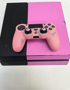 1-1-275026-1-Consola PS4 Fat 500Gb Negra Vinilo Rosa 2