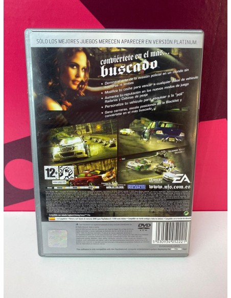8-8-78952-2-Videojuego PS2 Need For Speed Most Wanted Platinum