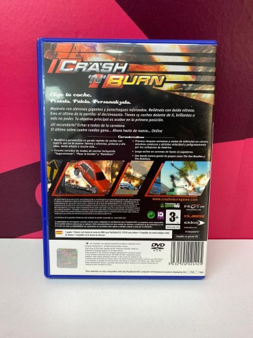 8-8-78961-2-Videojuego PS2 Crash n Burn
