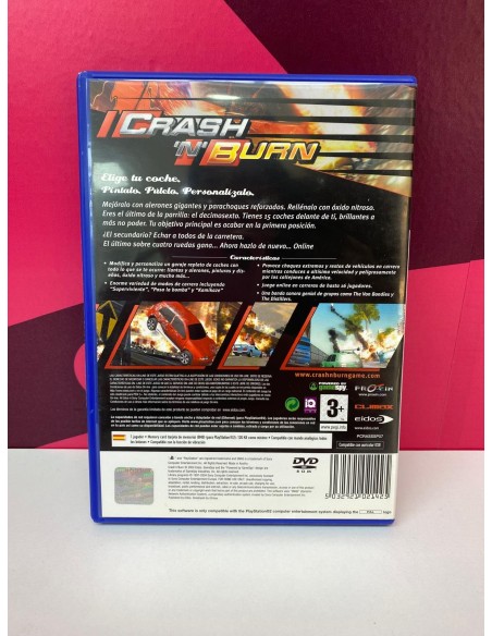 8-8-78961-2-Videojuego PS2 Crash n Burn