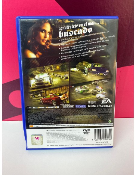 8-8-78964-2-Videojuego PS2 Need For Speed Most Wanted 
