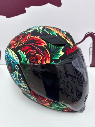 8-8-79052-2-Casco Integral Icon Omnicrux Talla S 55-56cm (Sin Uso)