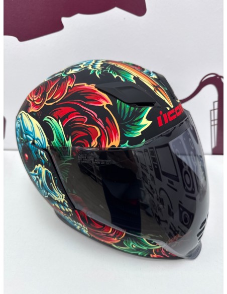 8-8-79052-2-Casco Integral Icon Omnicrux Talla S 55-56cm (Sin Uso)