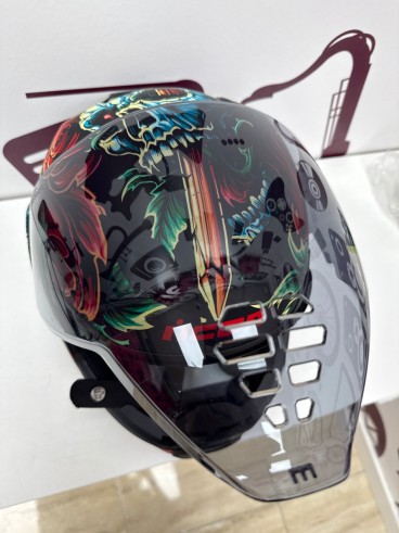 8-8-79052-4-Casco Integral Icon Omnicrux Talla S 55-56cm (Sin Uso)