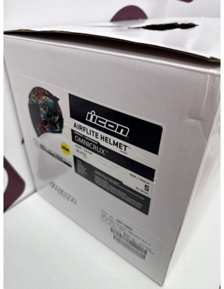 8-8-79052-7-Casco Integral Icon Omnicrux Talla S 55-56cm (Sin Uso)