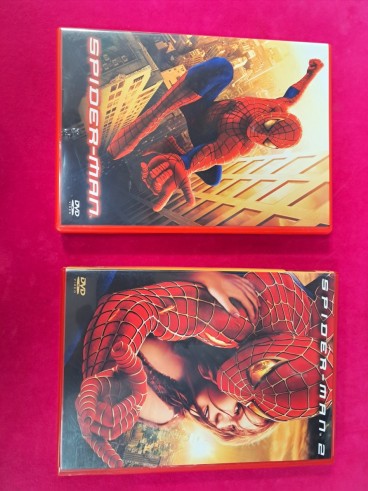 6-6-170167-2-CD, vinilos y casetes dvd spiderman 1 y 2