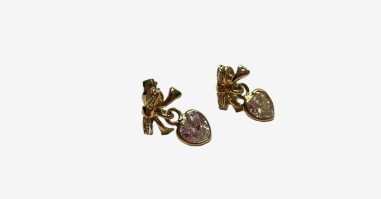 8-1-269832-1-Pendientes corazón circonita de oro amarillo 18K
