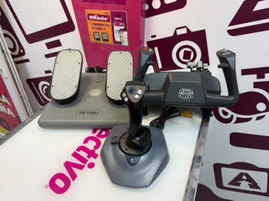 9-9-78597-1-Accesorio Simulador De Vuelo Para Pc Volante Pedales 