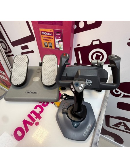 9-9-78597-2-Accesorio Simulador De Vuelo Para Pc Volante Pedales 