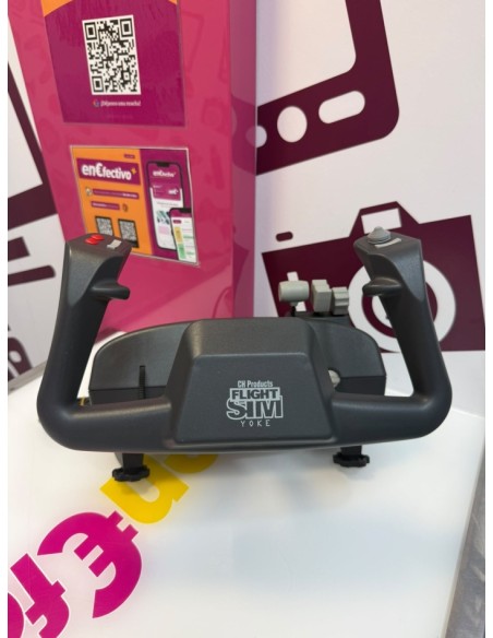 9-9-78597-3-Accesorio Simulador De Vuelo Para Pc Volante Pedales 