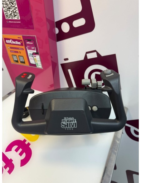 9-9-78597-7-Accesorio Simulador De Vuelo Para Pc Volante Pedales 
