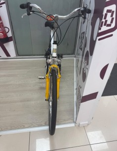 9-9-78668-1-Bicicleta Paseo Kinley Funn V Brakes System Blanca Y Azul 26 