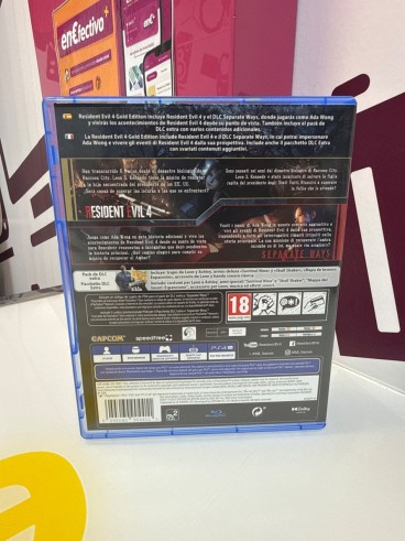 9-9-78676-3-Videojuego PS4 Resident Evil 4 Gold Edition