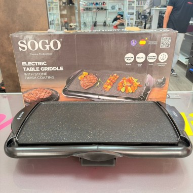 7-7-88797-2-Plancha Vitroceramica Plancha De Asar - SOGO BAR-SS-1224, 2000 W